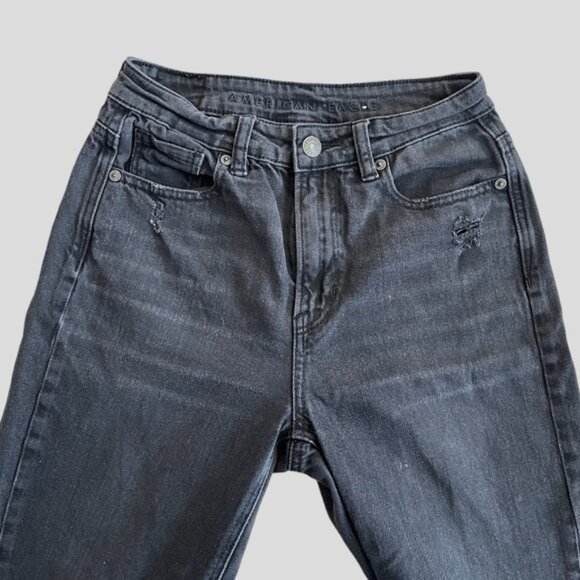 AE Black Mom Jeans - Picture 2 of 3